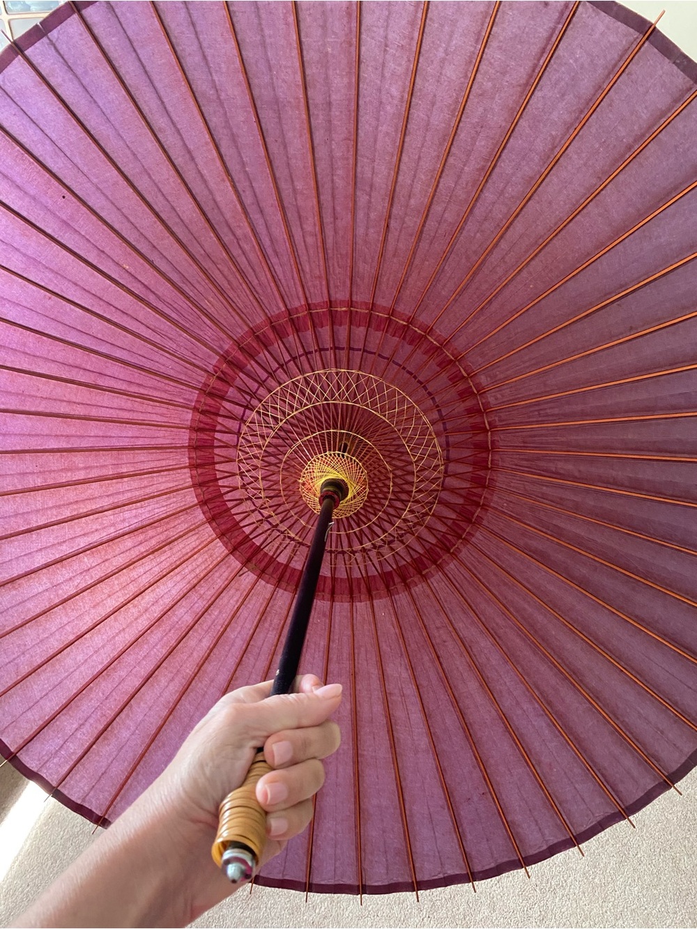 Vintage Japanese wagasa parasol umbrella
